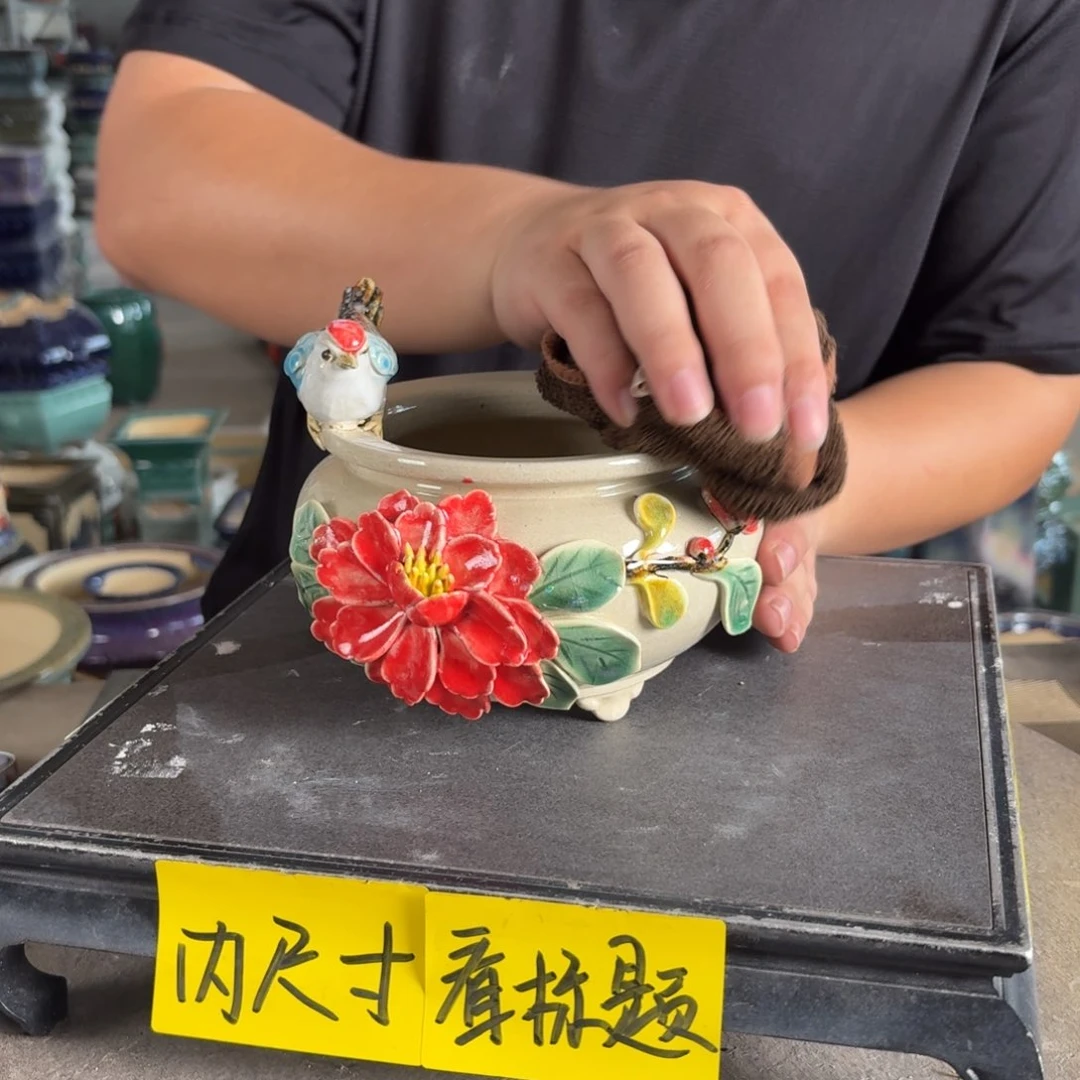 。一风堂石湾花盆 内10*8