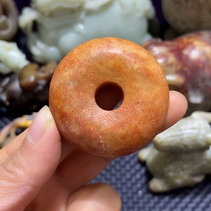 白玉菩提把件文玩