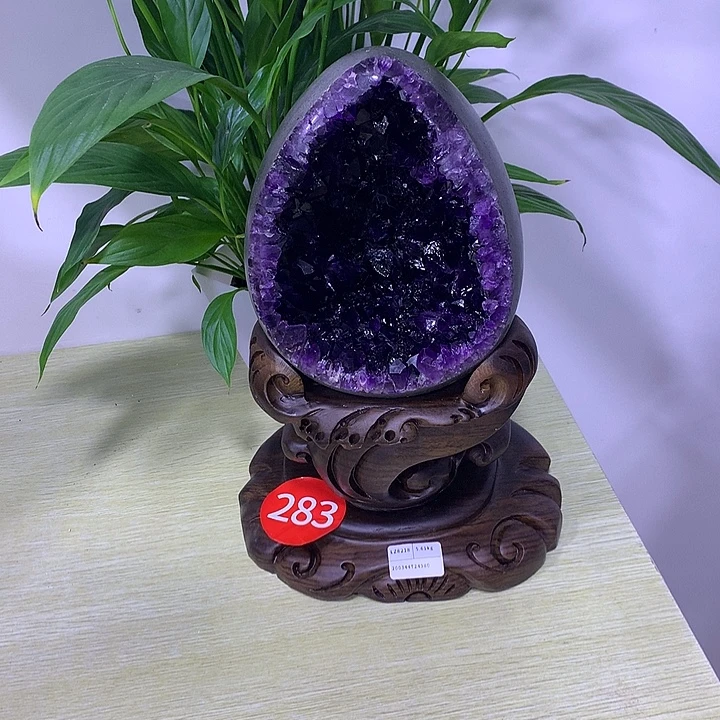 平***心未镶嵌紫晶大型摆件（非配饰）晶