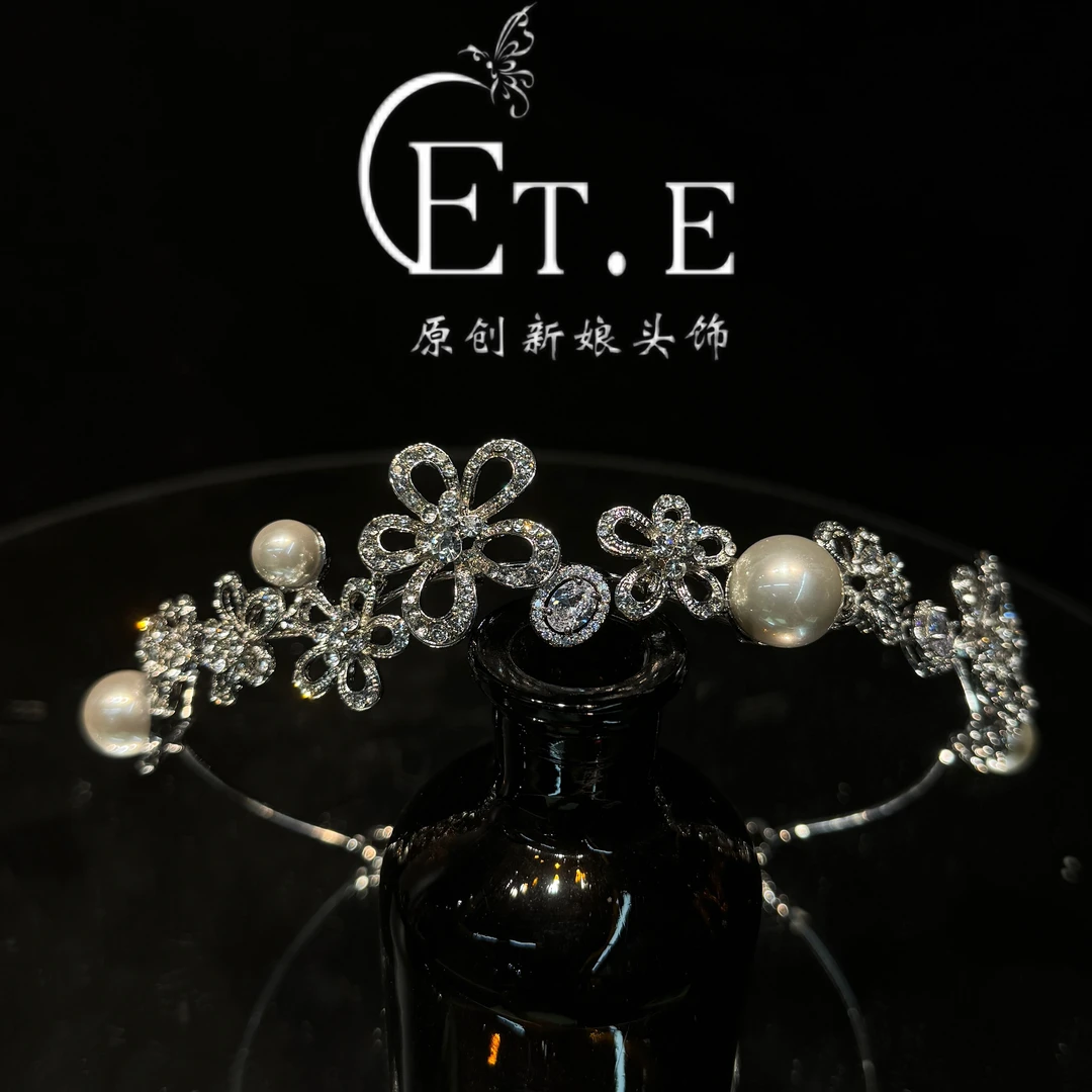 ETE ST1-17888新品皇冠韩式新娘头饰精品婚嫁配饰新娘饰品