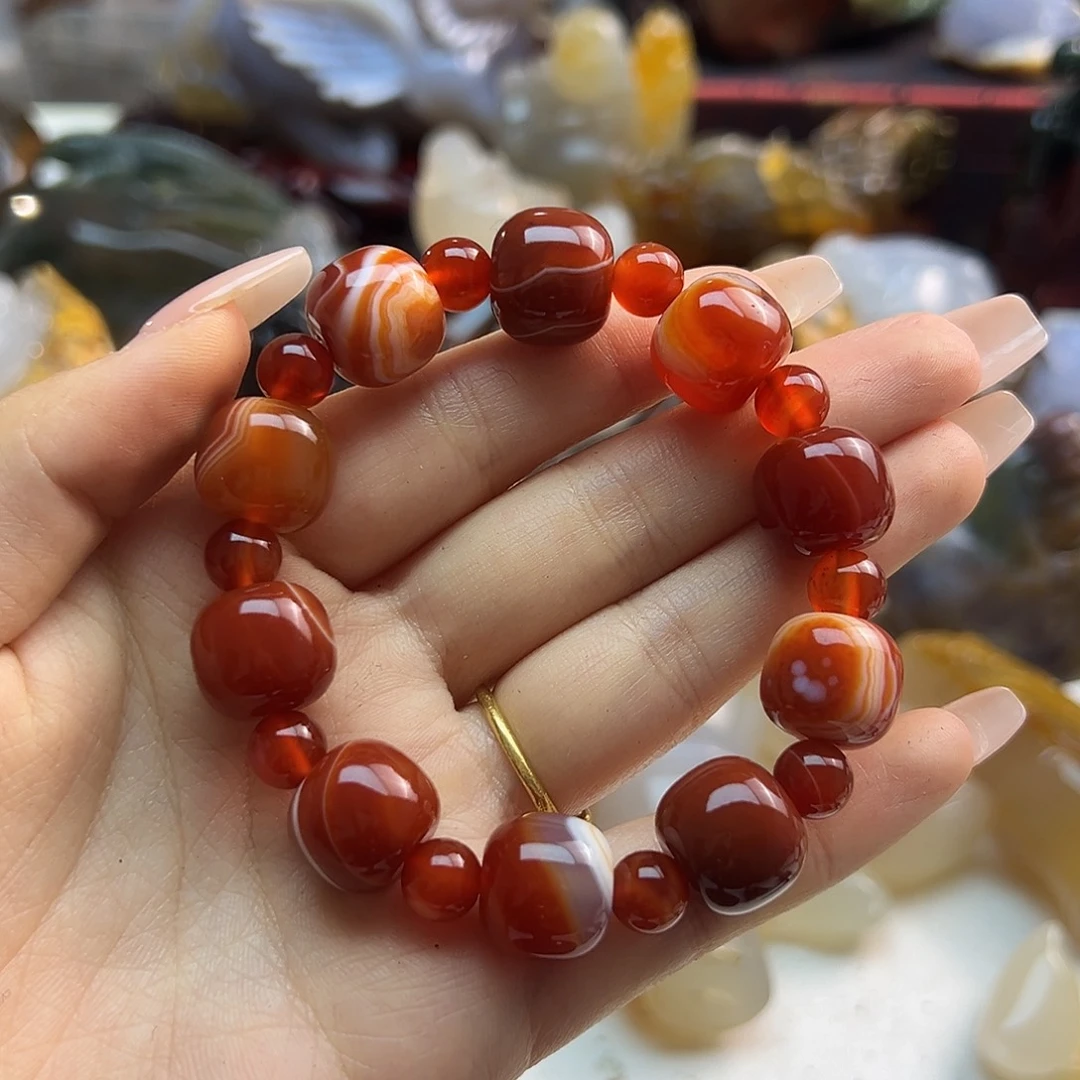 玛瑙/玉髓合金颈饰