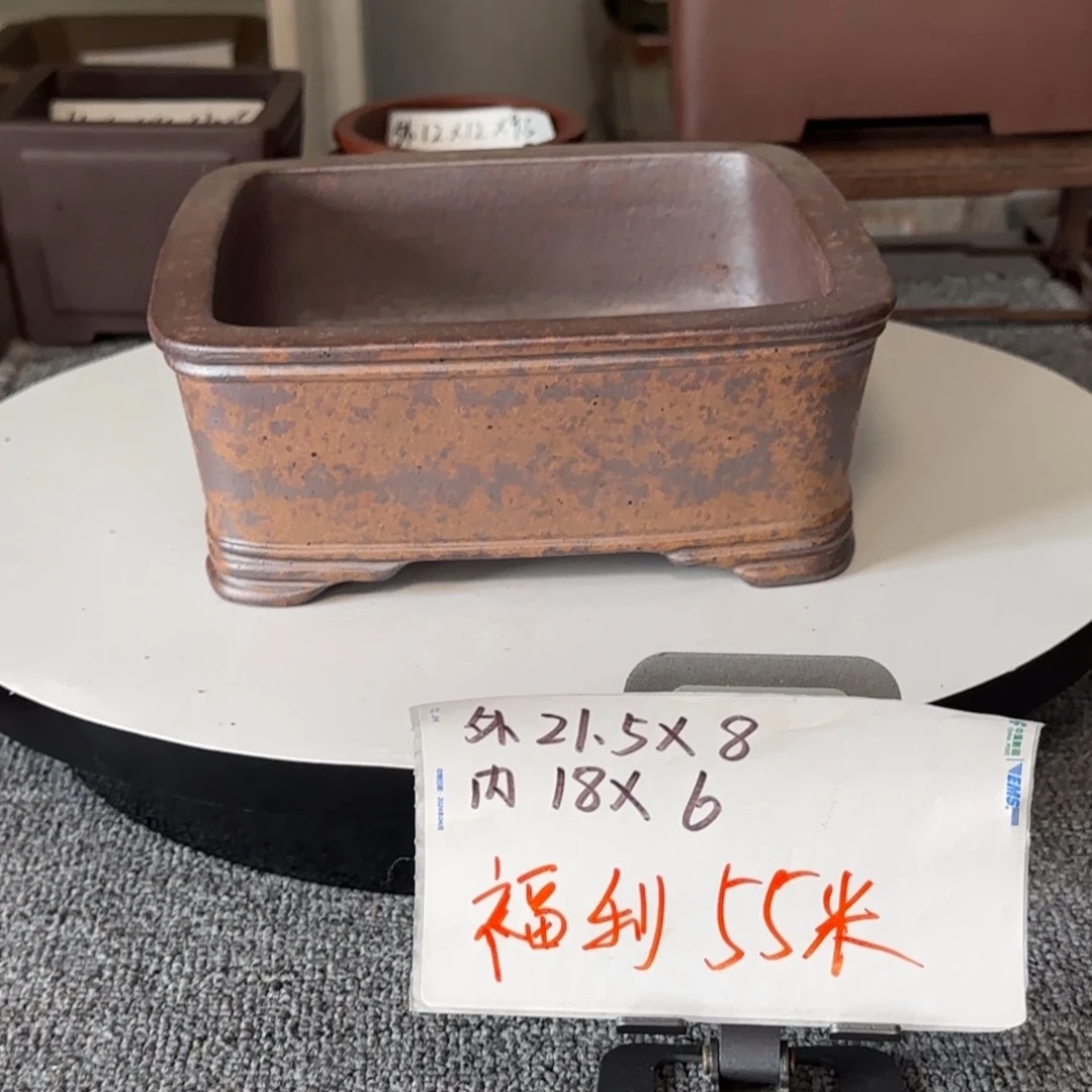 盆友居紫砂花盆直播间