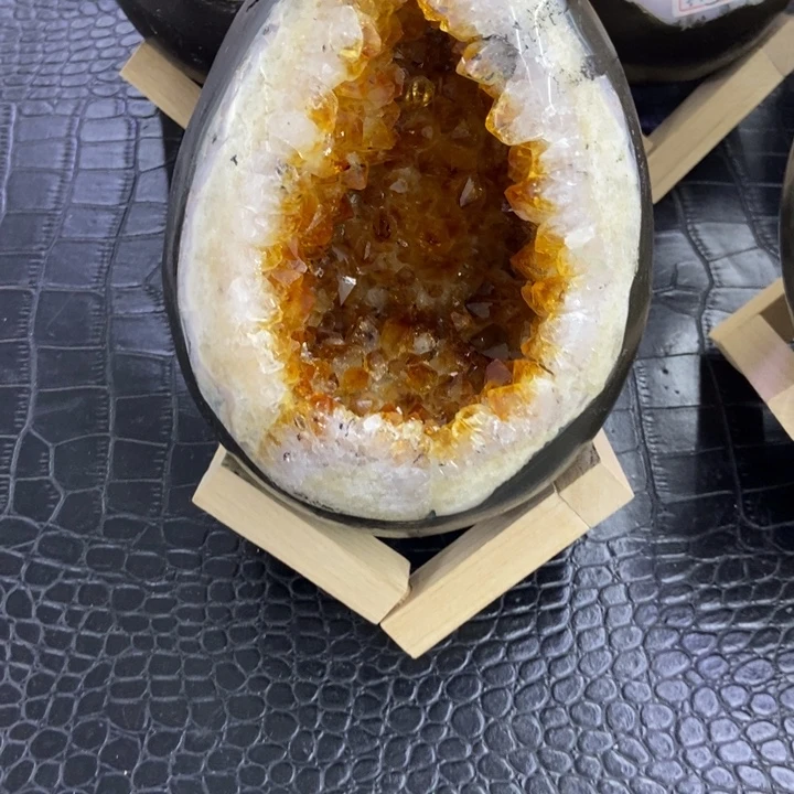 未镶嵌珠宝半成品水晶恐龙蛋
