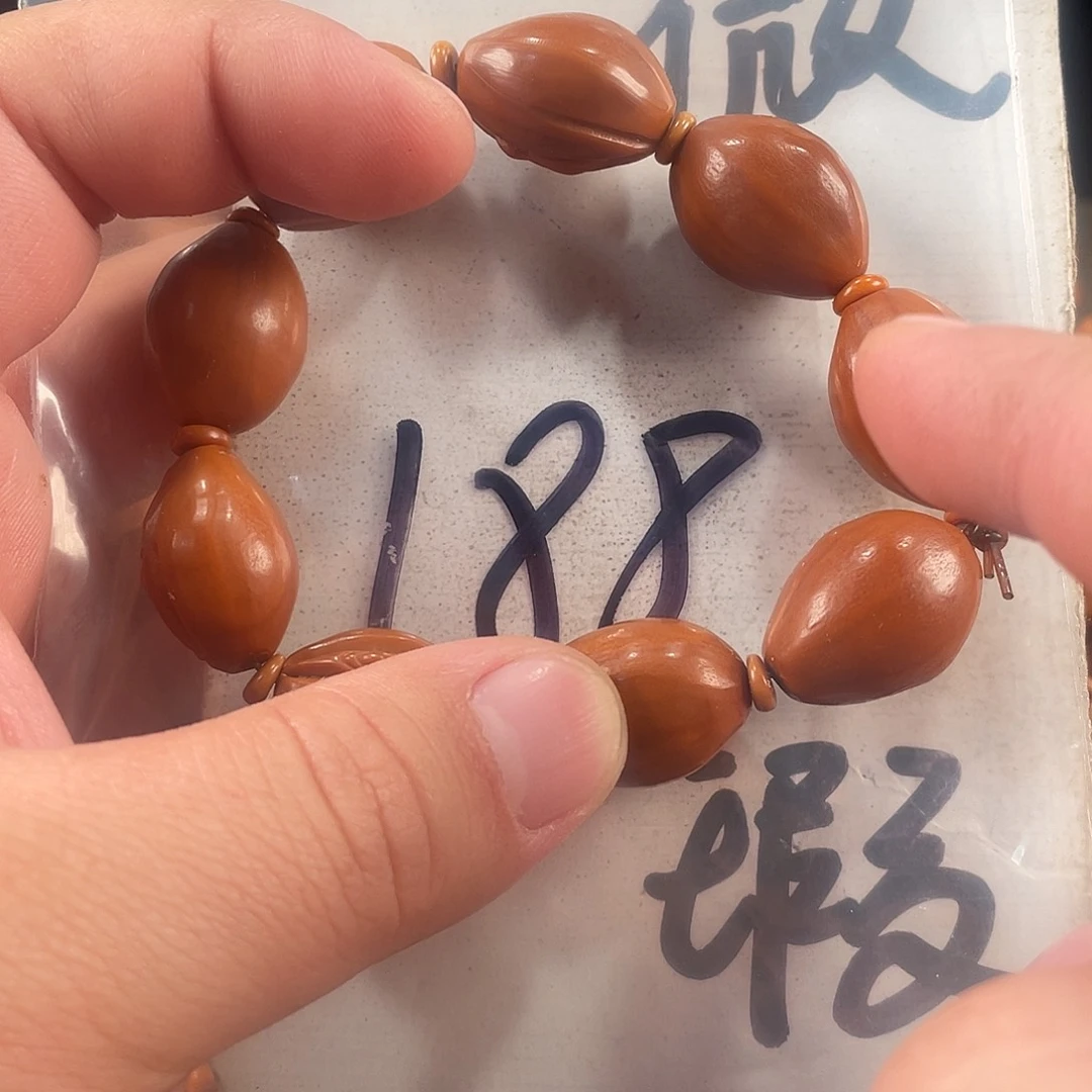 橄榄核手串/手链橄榄核雕工艺手串 瑕疵介意勿拍