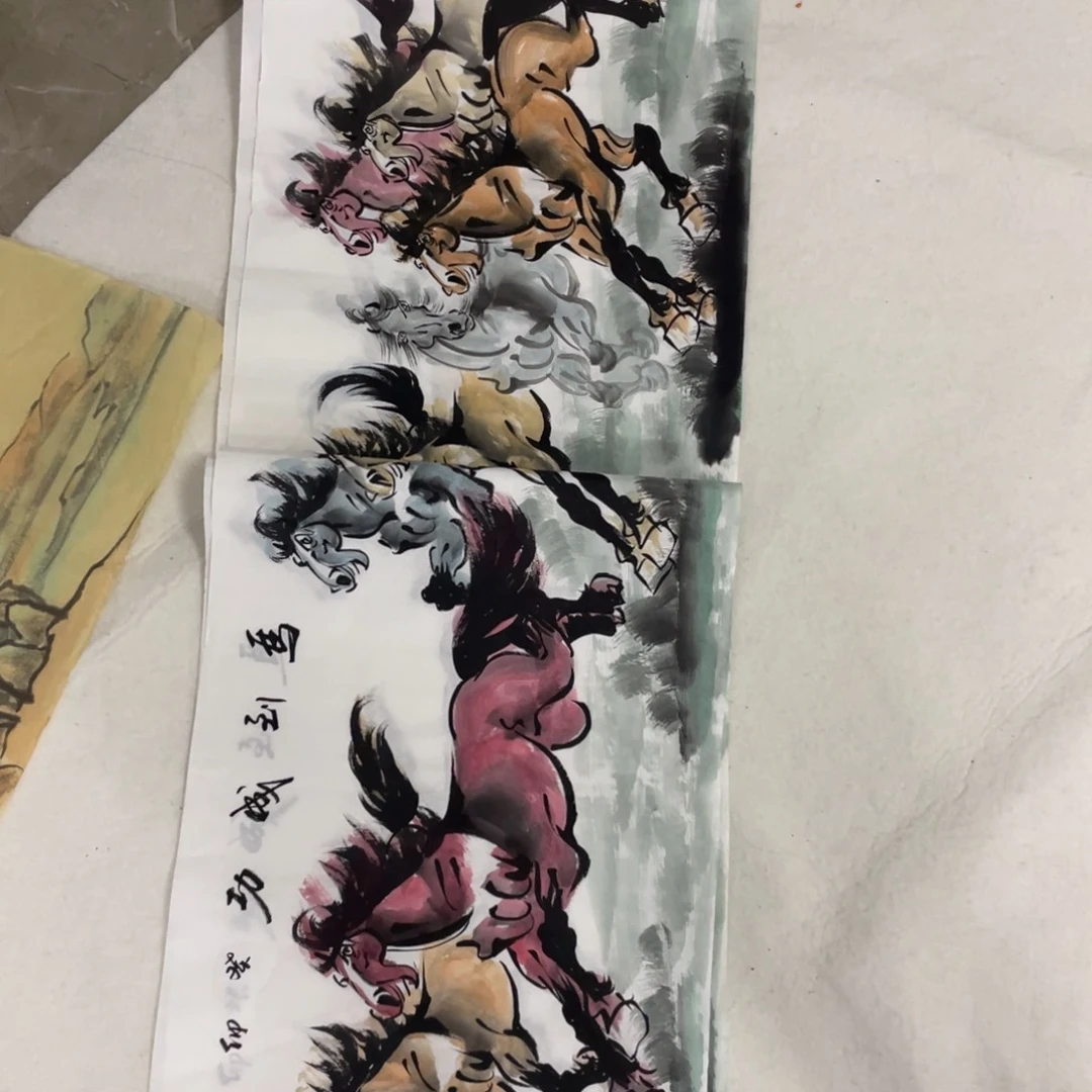 国画陈天祥老师绘画