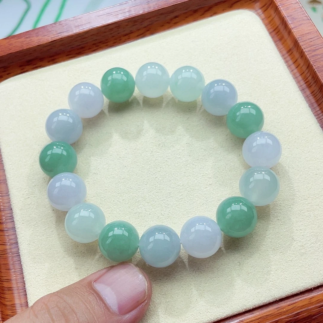 未镶嵌手链翡翠天然缅甸翡翠A货 卡13