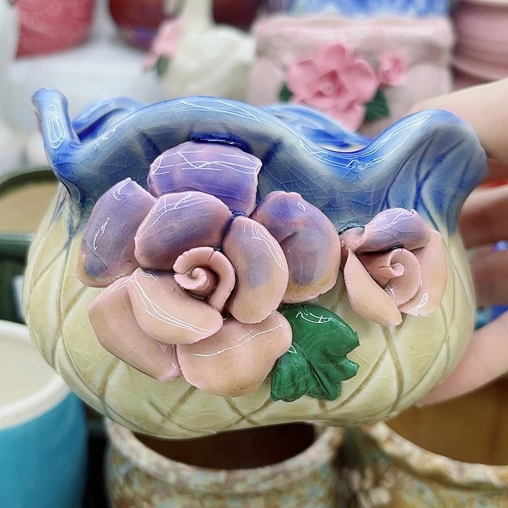 多肉绿植陶瓷花盆
