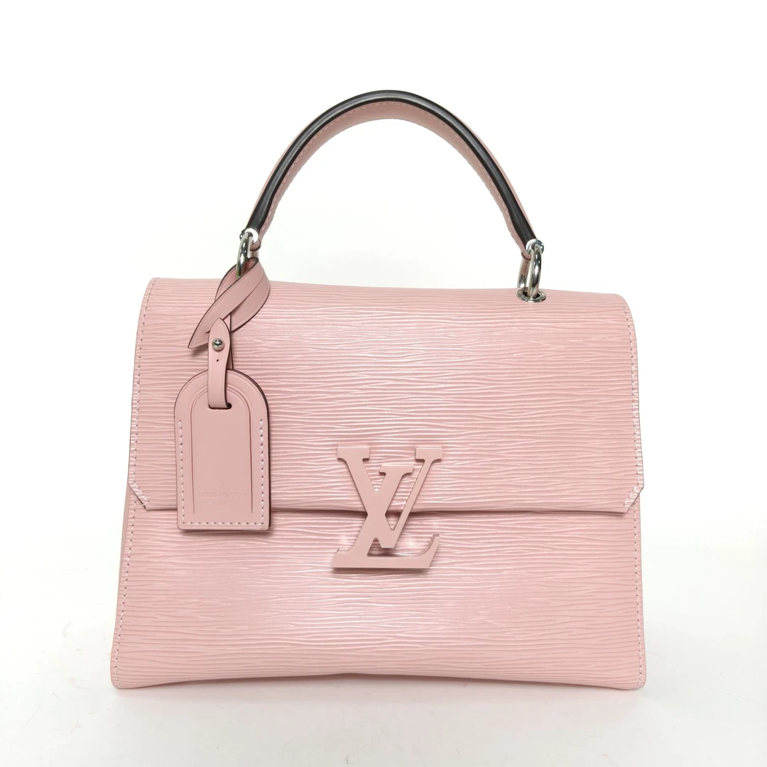 99新 LouisVuitton/路易威登 小花Jerry活动 粉色 粉扣手提斜挎包