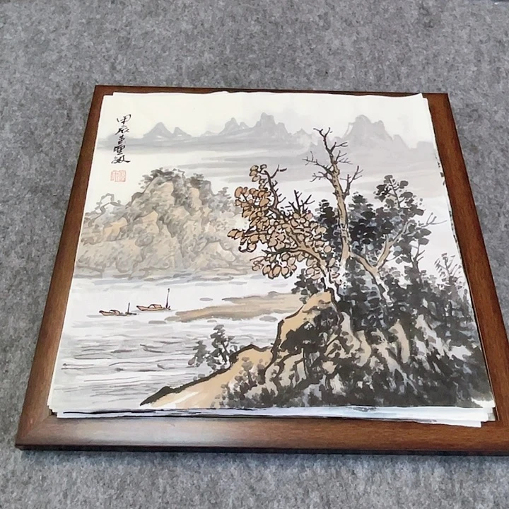 国画张圣敏先生纯手绘作品