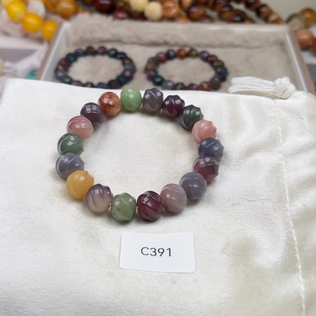 白玉菩提吊坠C****y通货wc391扭转珠一串13m