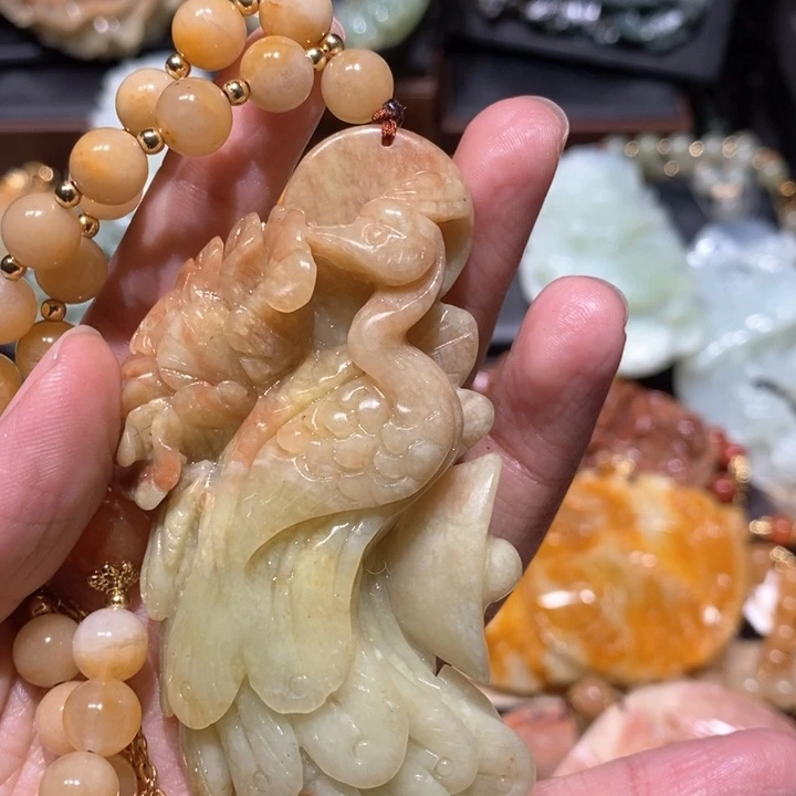 岫玉毛衣链未镶嵌