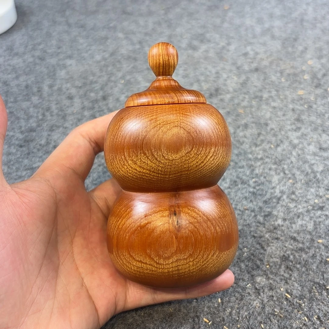 崖柏太行崖柏溏心精品茶叶罐