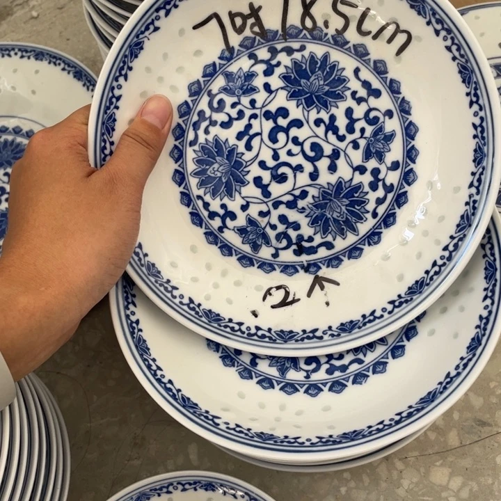 摆件景德镇高温细白瓷餐具