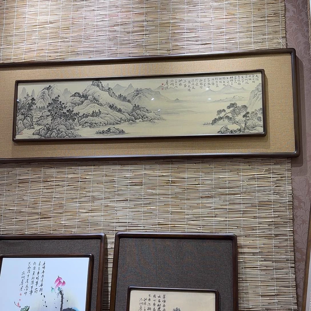 张***帅国画真人手绘作品