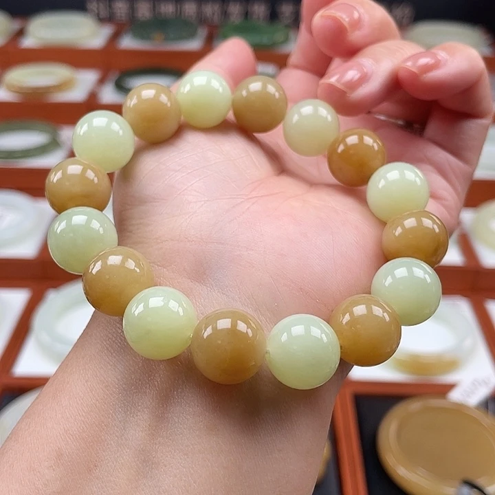 和田玉手串未镶嵌