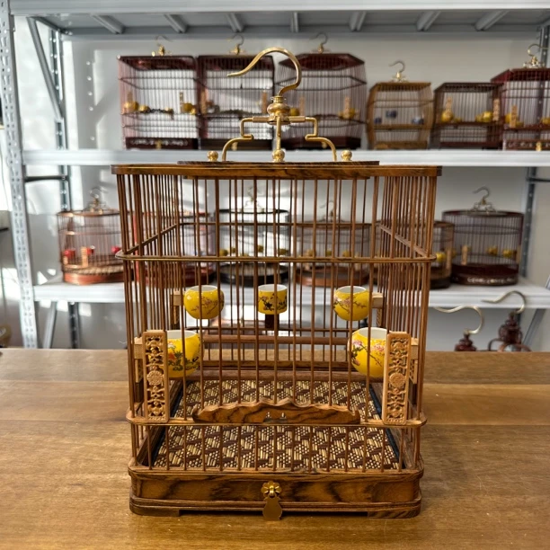 黄金檀方笼 抽屉款 清理粪便方便好打理