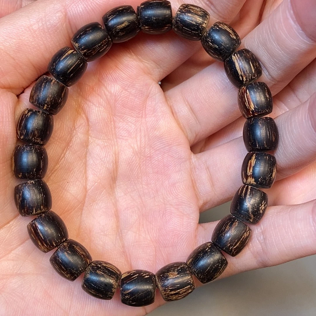 第***法沉香手串天然野文莱沉水0.9，12.9克，07号