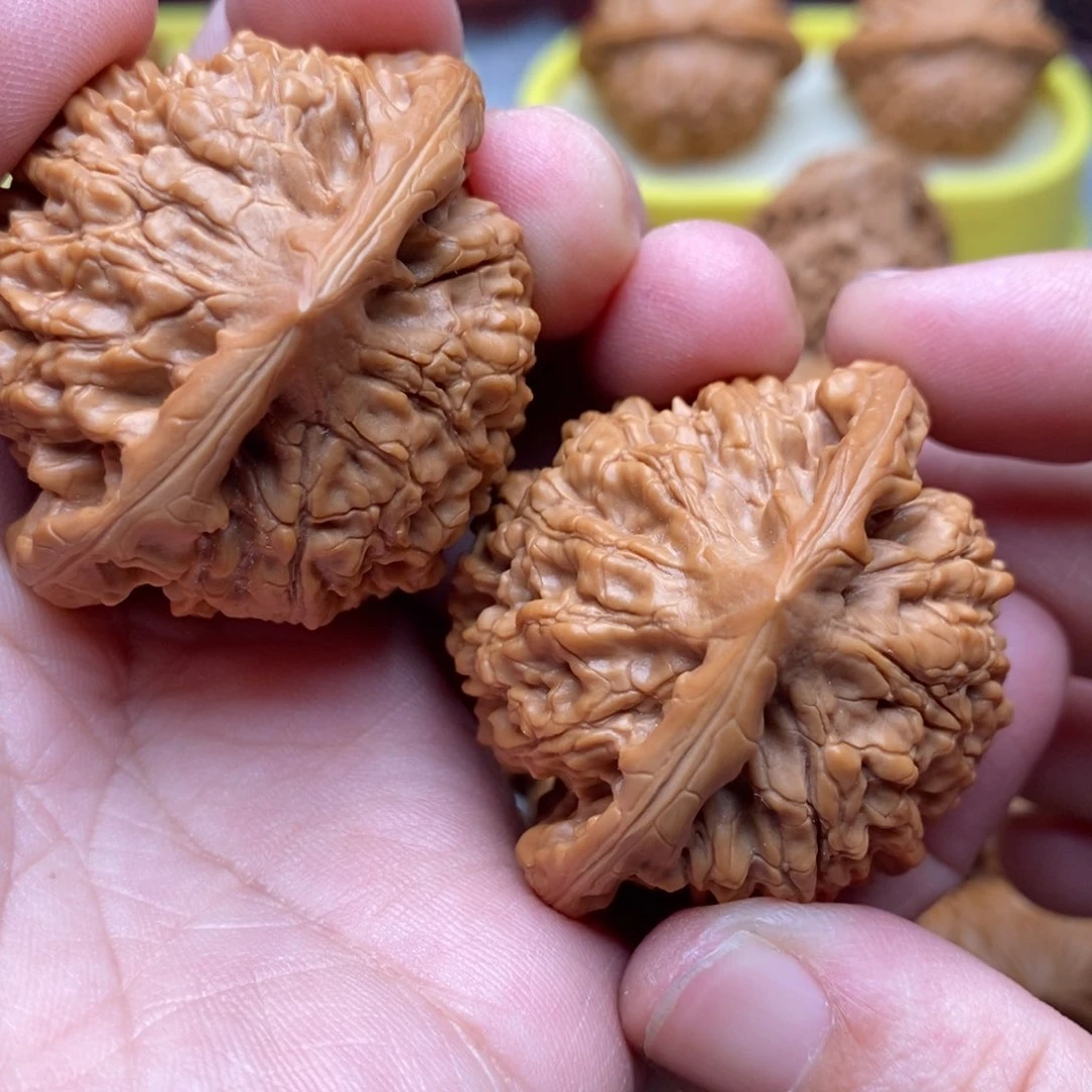 文玩核桃把件ㅤ****?45麒麟纹官帽