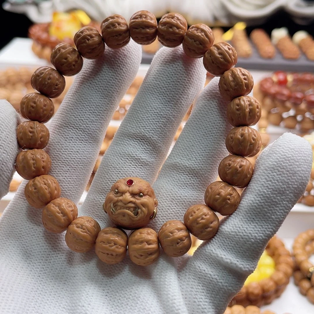 猴头核桃手串爱***.手串