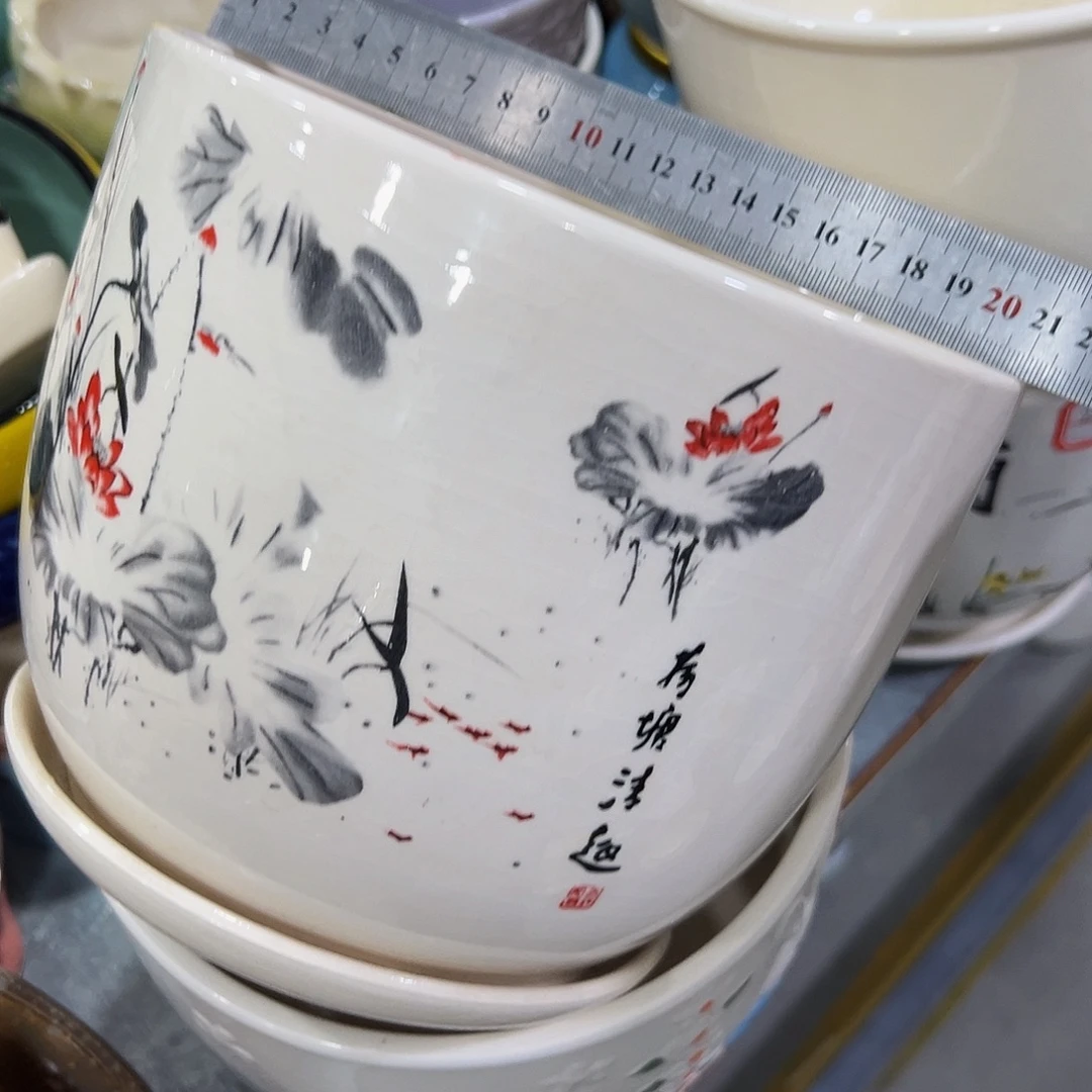 外贸尾单陶瓷花盆凑单10米包邮