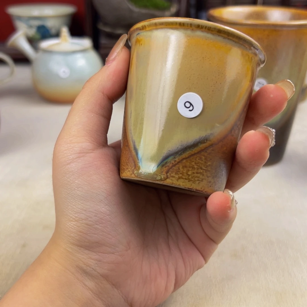 杯子纯手工柴烧主人杯