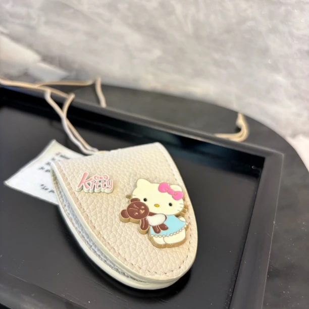 铜合金皮质项链 kt抱小熊毛衣链XL2987