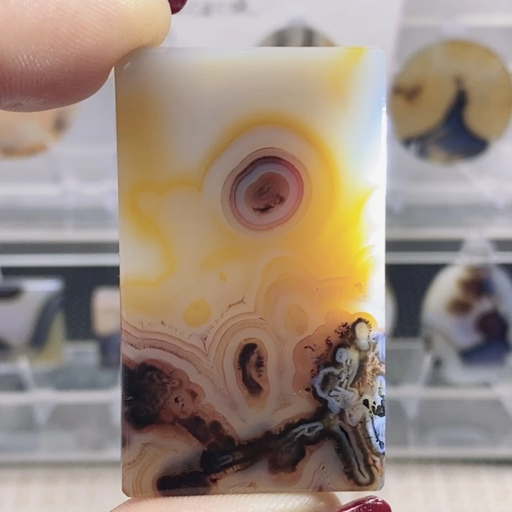 玛瑙/玉髓未镶嵌颈饰