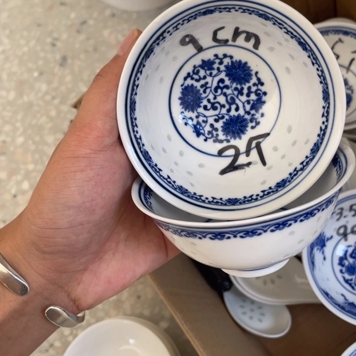 摆件景德镇高温细白瓷餐具