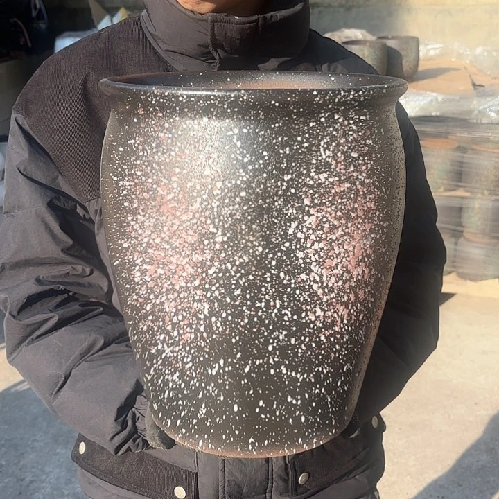 红陶泼墨口径25高度31