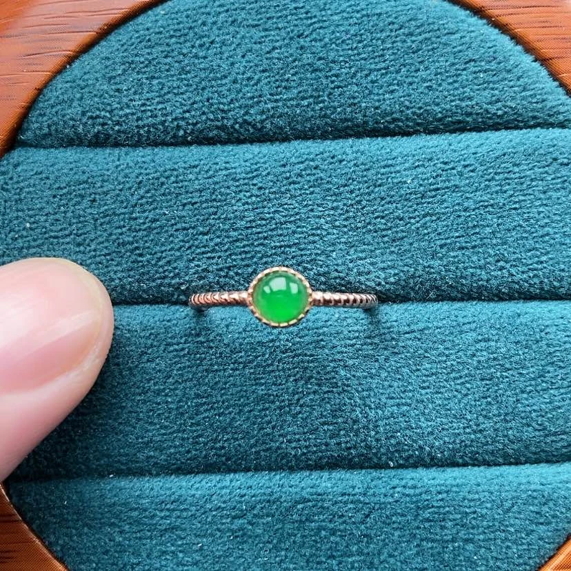 【闪购商品】翡翠戒指银S925镶嵌@***好兮兮