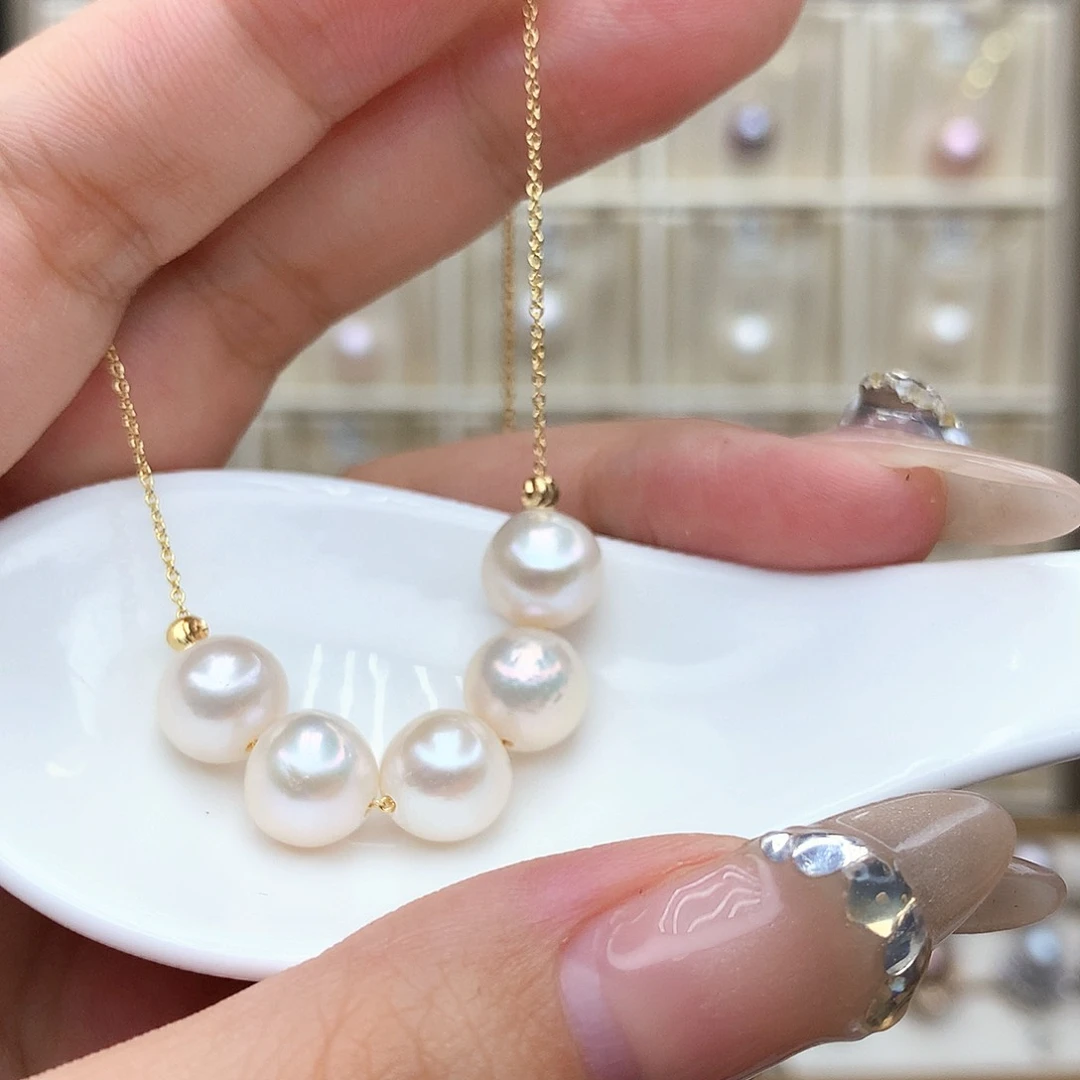 淡水珍珠合金颈饰