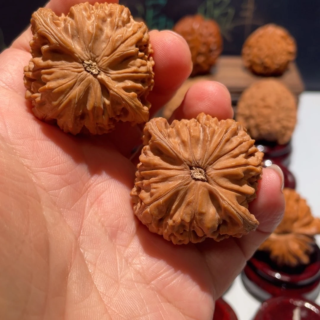 文玩核桃把件?**茶磨盘40全品
