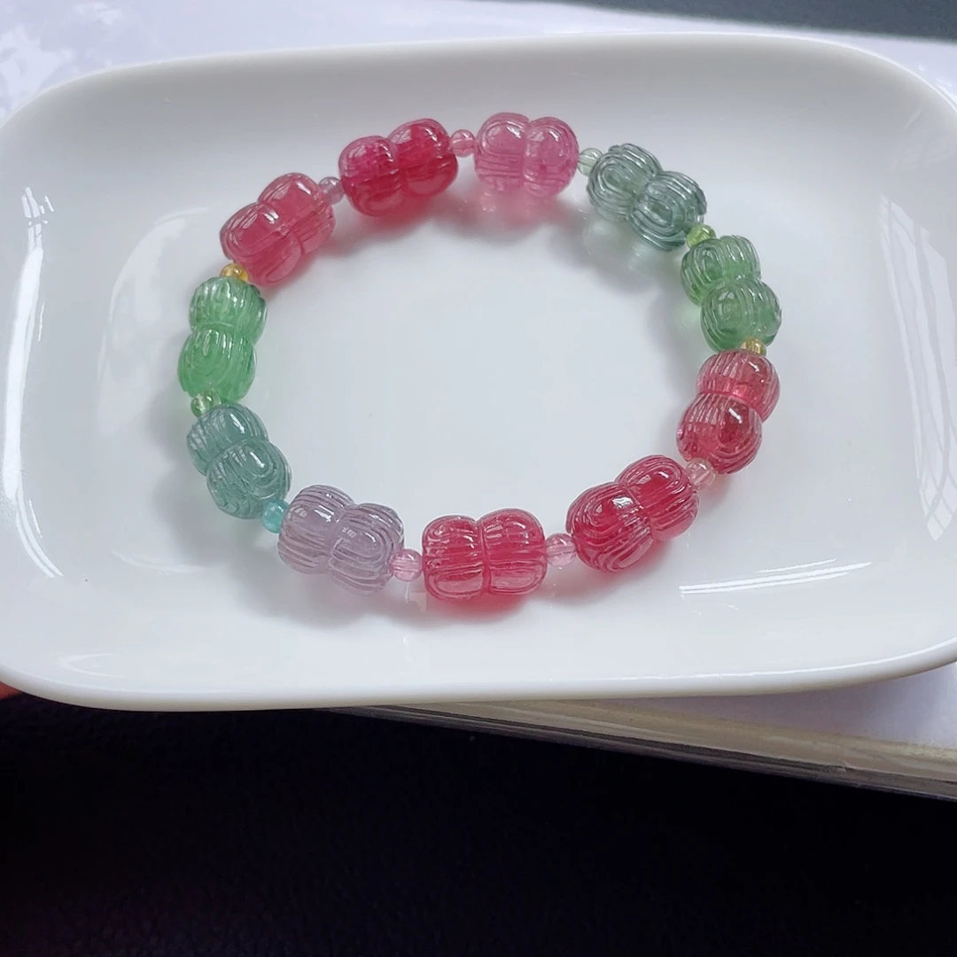 未镶嵌手链碧玺10mm左右
