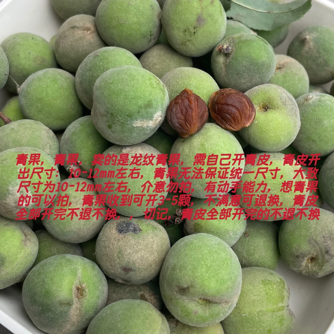 秦岭龙纹桃核玉龙脊散子青皮发货可做手串原料