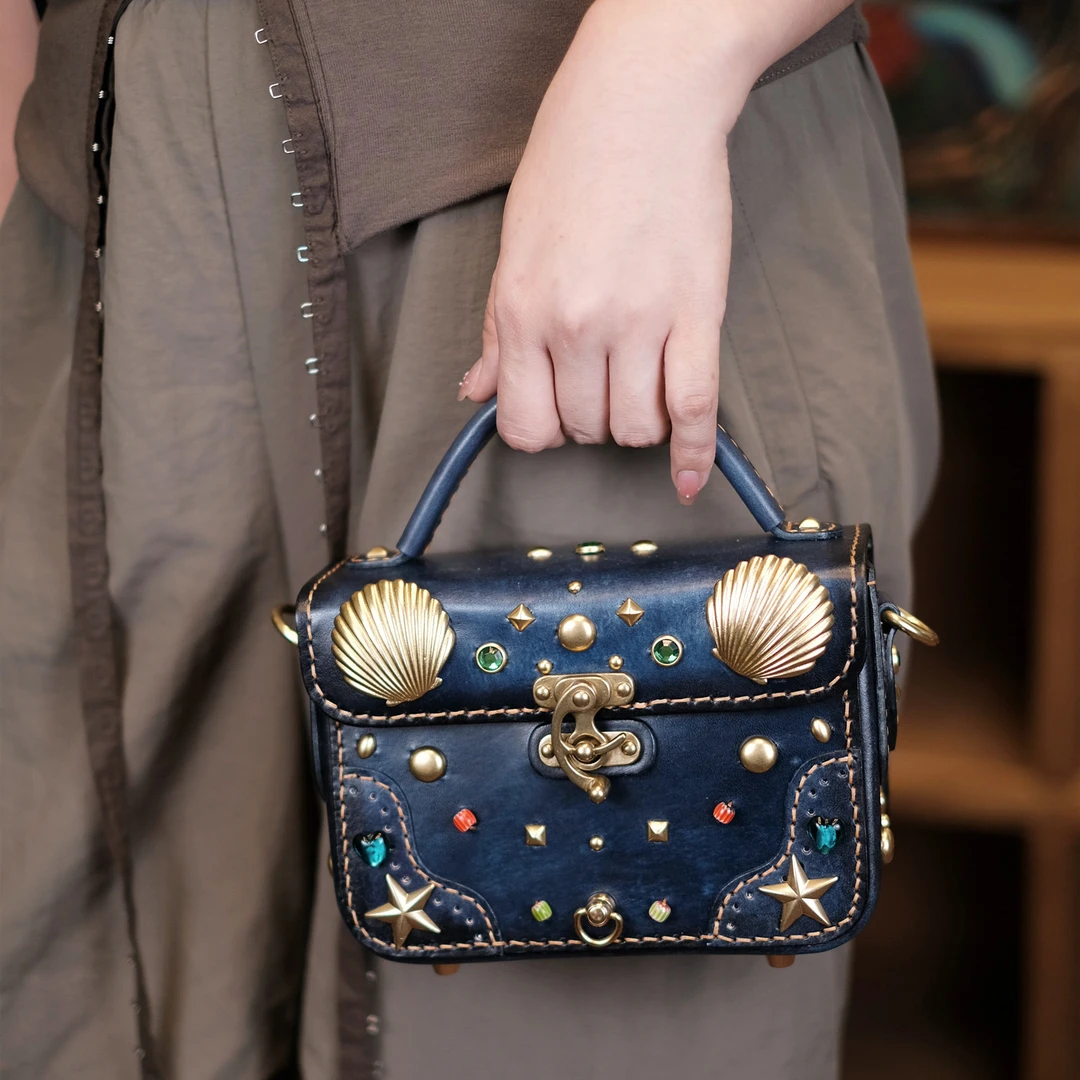 2025夏季新款【流星之子】重工黄铜手工包包