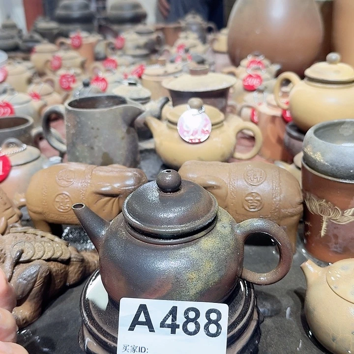 *****茶壶紫砂坭兴陶柴烧