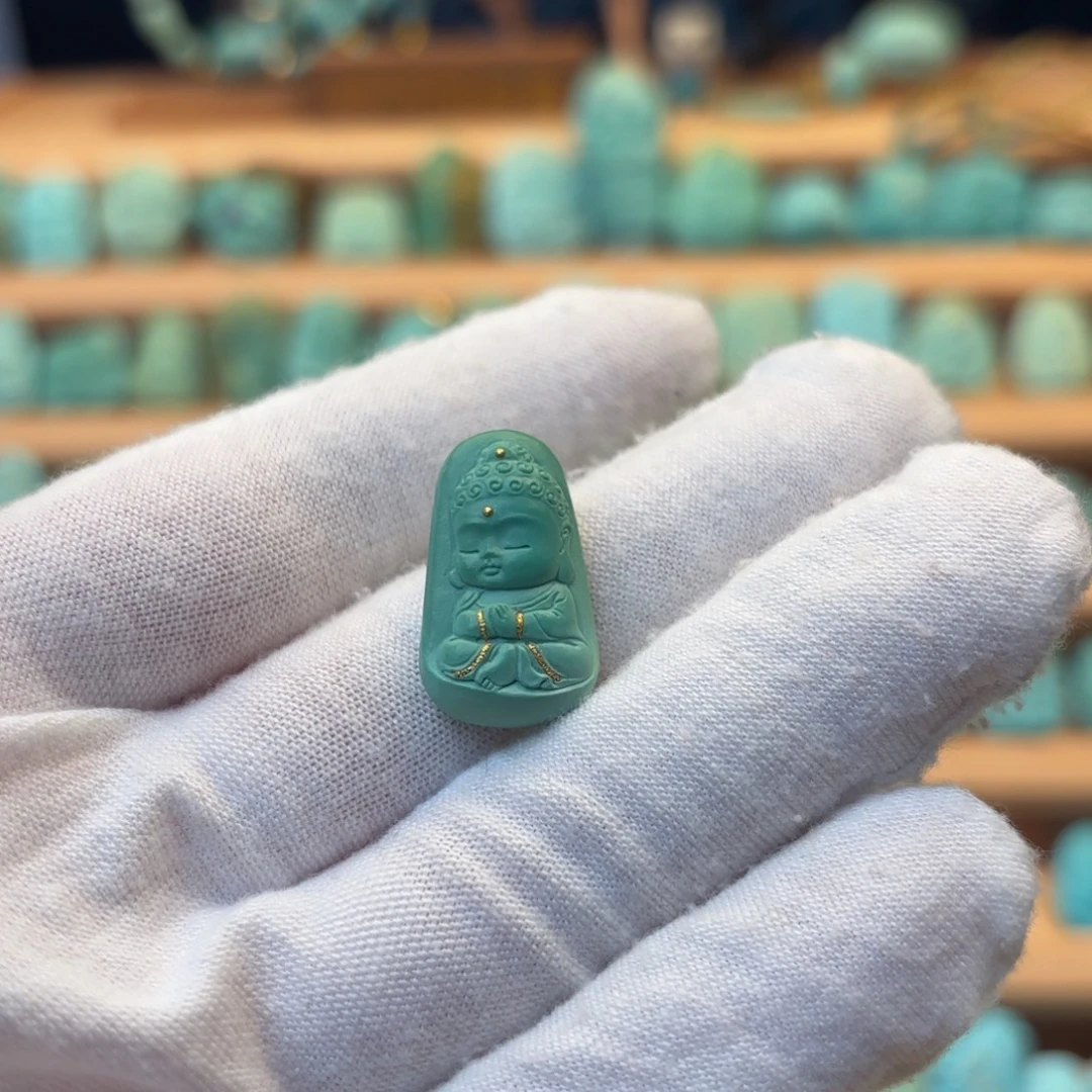 绿松石未镶嵌配饰