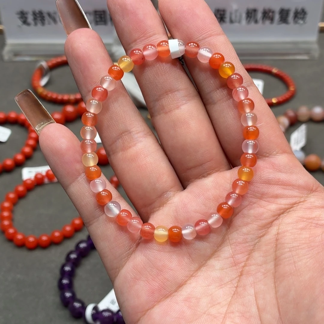 未镶嵌手串南红玛瑙原矿保山杨柳多宝卡5+