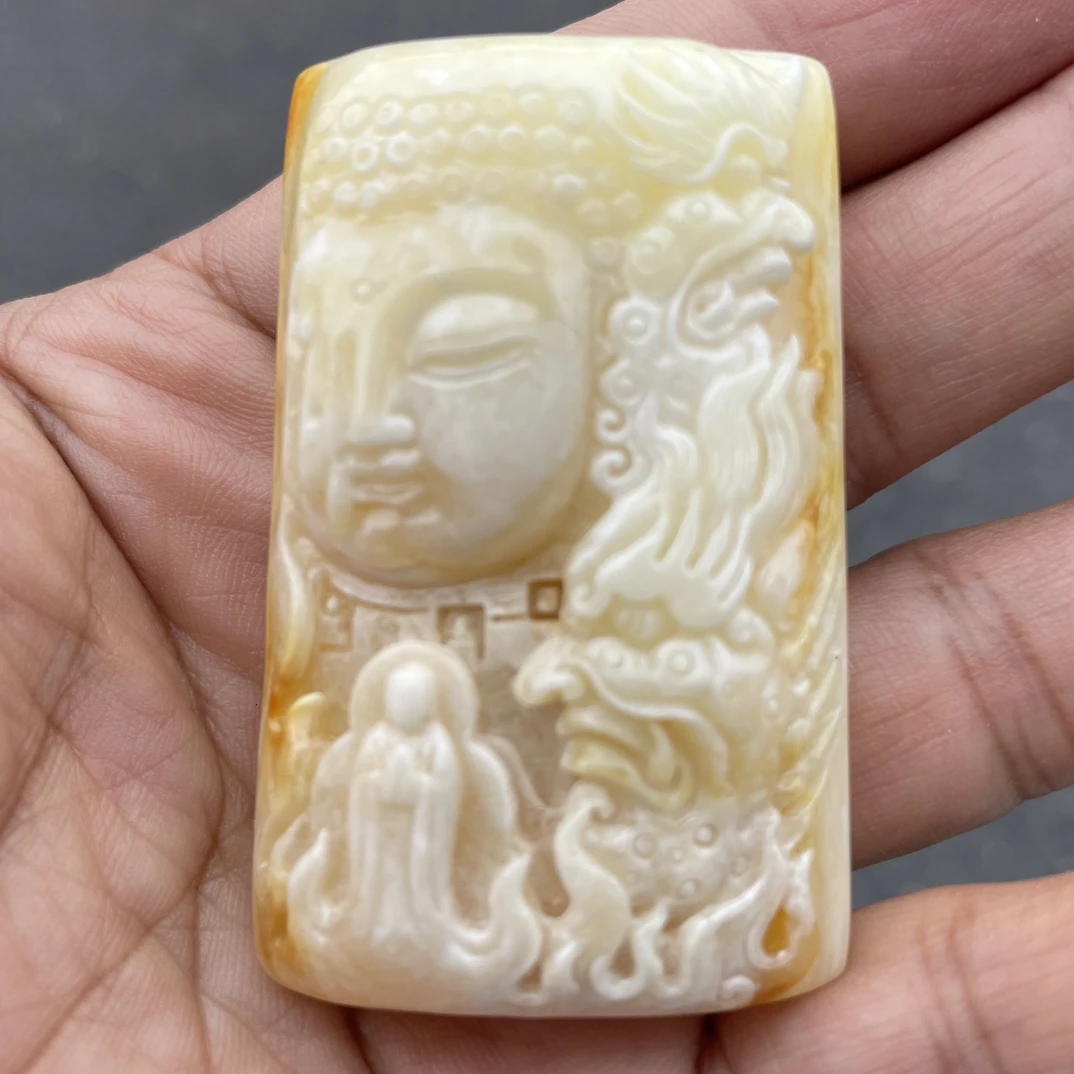 琥珀蜜蜡白花蜜一念之间28.95g57.9/37.2/18.2㎜