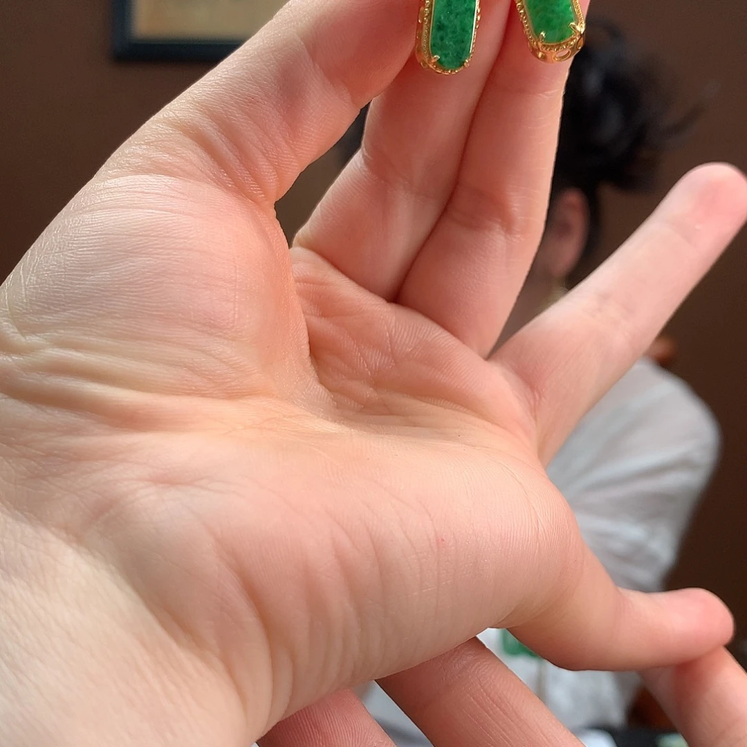 翡翠银S925镶嵌颈饰吊坠