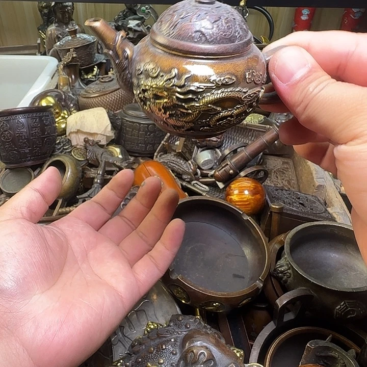 铜器办公室茶室摆件