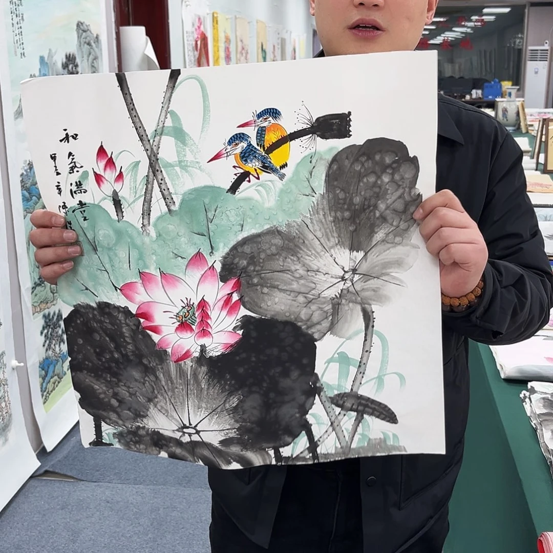 国画宣纸国画作品纯手绘