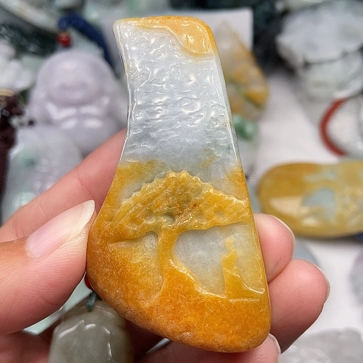 未镶嵌挂件翡翠翡翠