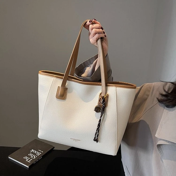 手提包网红时尚百搭简约通勤单肩大包包肩包2025年春季洋气休闲