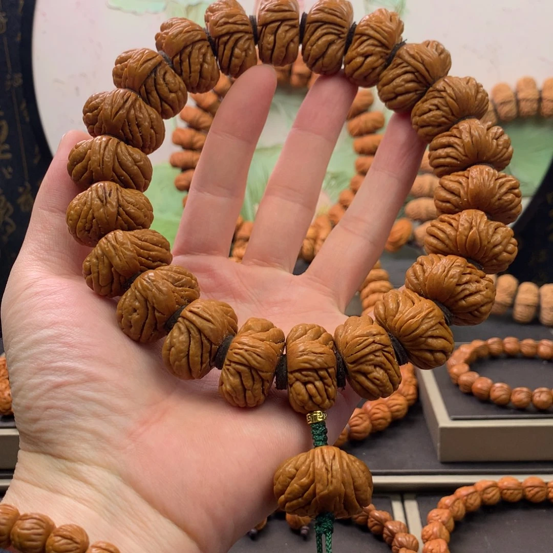 【闪购商品】桃核手串27麒麟手持