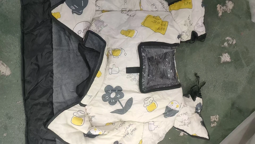 灰色小女孩亲子牛津布挡风被发1个