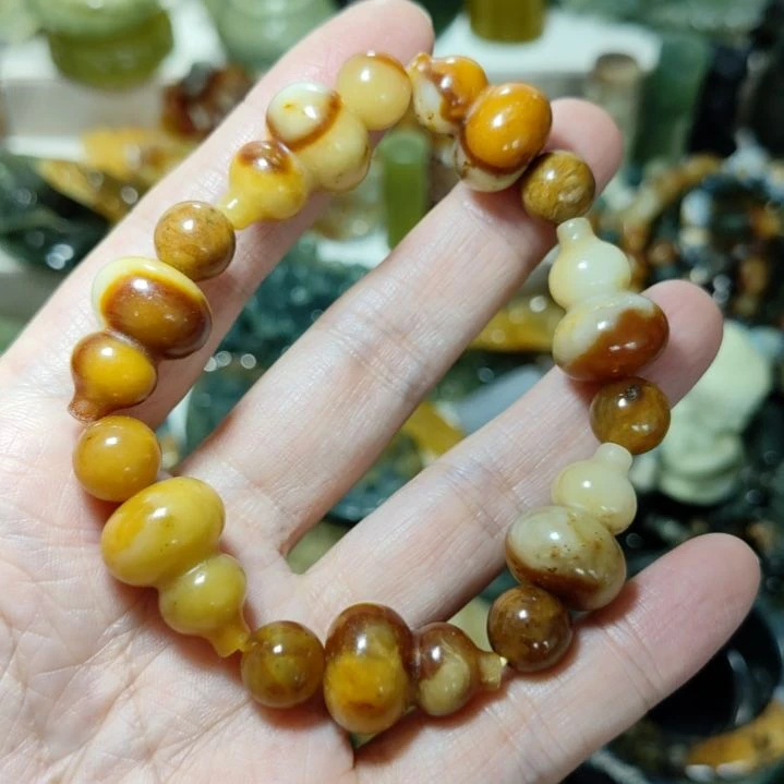 未镶嵌岫玉手串手串