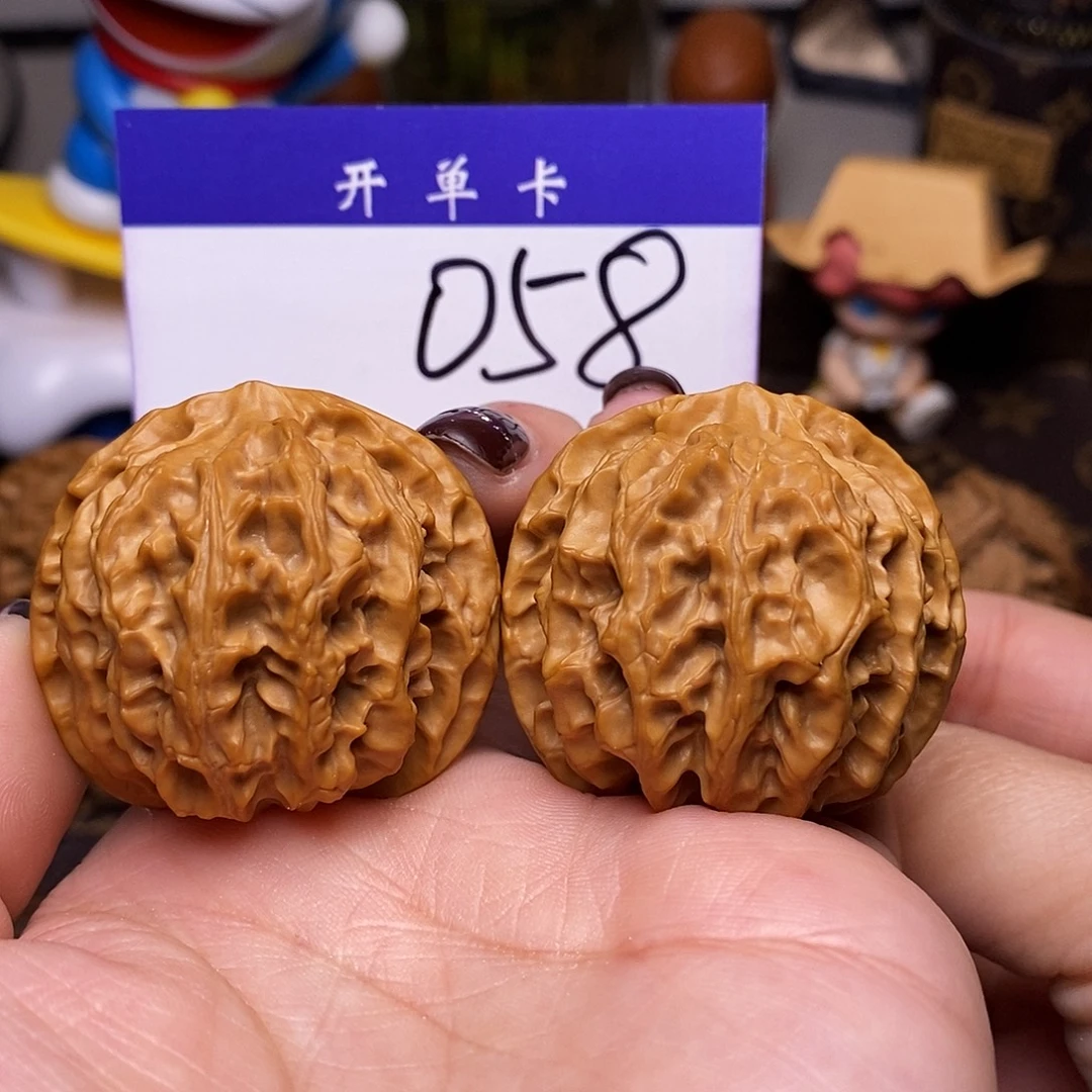 祈***劫桃核吊坠文玩核桃苹果园41全品n