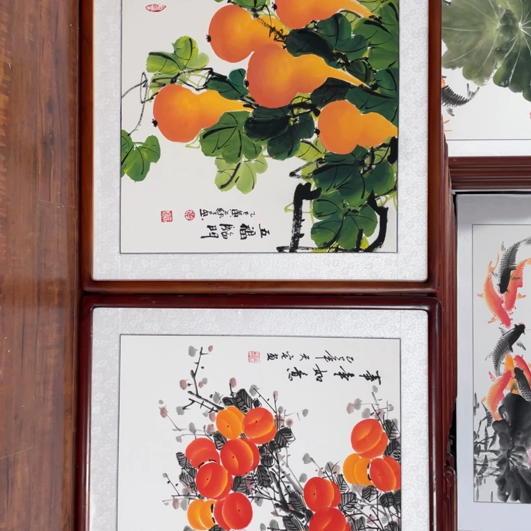 国画带框尺寸63*63厘米