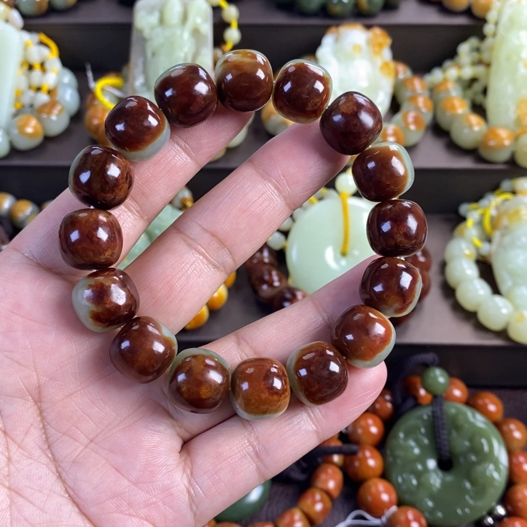 透闪石质玉未镶嵌手串